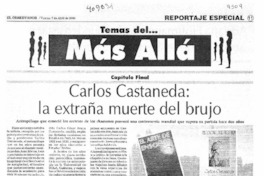 Carlos Castaneda, la extraña muerte del brujo  [artículo]