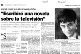 Chilevisión contrata a Jaime Bayly  [artículo]