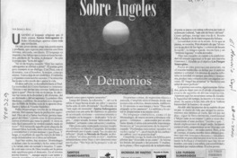 Sobre ángeles y demonios  [artículo] Jessica Atal