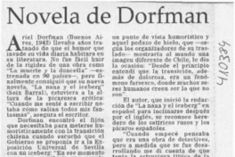 Novela de Dorfman  [artículo]