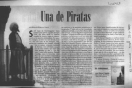 Una de piratas  [artículo] Hernán Poblete Varas