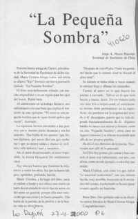 "La pequeña sombra"  [artículo] Jorge A. Flores Pinochet
