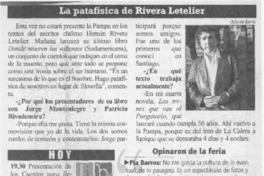 La patafísica de Rivera Letelier  [artículo]