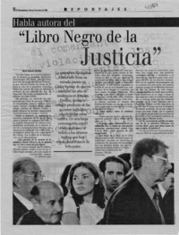 "Libro negro de la justicia"  [artículo] María Eugenia González