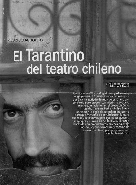 El Tarantino del teatro chileno