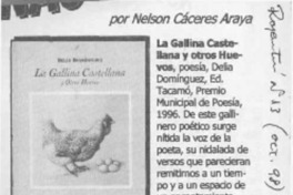 La gallina castellana y otros huevos  [artículo] Nelson Cáceres Araya