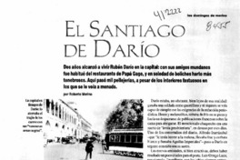 El Santiago de Darío  [artículo] Roberto Merino