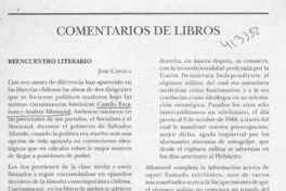 Reencuentro literario  [artículo] José Cayuela