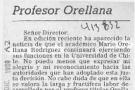 Profesor Orellana  [artículo] Viola Soto Guzmán