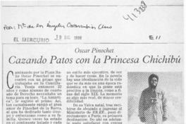 Cazando patos con la princesa Chichibú  [artículo] María de los Angeles Covarrubias Claro