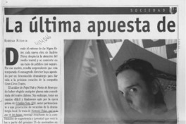 La última apuesta de Andrés Pérez  [artículo] Rodrigo Miranda