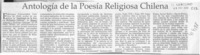 Antología de la poesía religiosa chilena  [artículo]