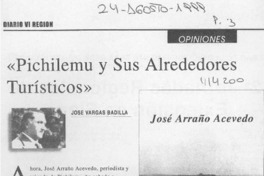 "Pichilemu y sus alrededores turísticos"  [artículo] José Vargas Badilla