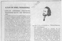 A ojo de Ariel Fernández  [artículo] Ariel Fernández