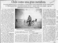 Chile como una gran metáfora  [artículo] J. P. D.