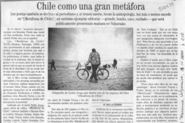 Chile como una gran metáfora  [artículo] J. P. D.