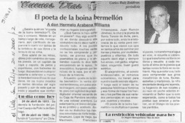 El poeta de la boina bermellón  [artículo] Carlos Ruiz Zaldívar