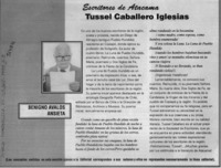 Tussel Caballero Iglesias  [artículo] Benigno Avalos Ansieta