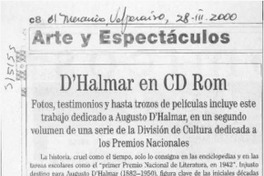 D'Halmar en CD Rom  [artículo]
