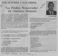 "La piedra numerada", de Gustavo Donoso  [artículo] Matías Rafide