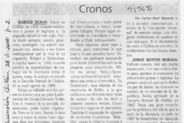 Cronos  [artículo] Carlos René Ibacache