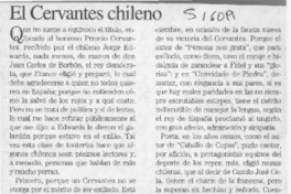 El Cervantes chileno  [artículo] Personne
