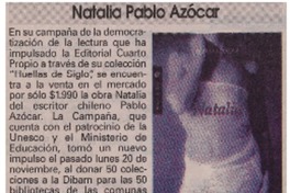 Natalia, Pablo Azócar