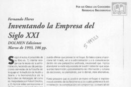 Inventando la empresa del siglo XXI  [artículo] Klaudio Araya Pizarro