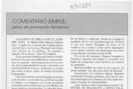"Augurios de Sibila para el hombre 2000"  [artículo] Eliana Godoy Godoy