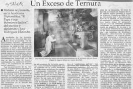 Un exceso de ternura  [artículo] Carmen Muñoz Hurtado