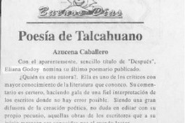 Poesía de Talcahuano  [artículo] Azucena Caballero