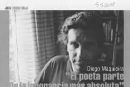 "El poeta parte de la ignorancia más absoluta"  [artículo] Enrique Symns