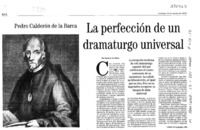 La perfección de un dramaturgo universal  [artículo] Ignacio Arellano