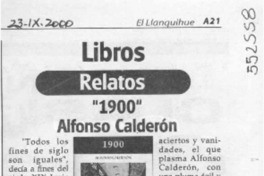 "1900", Alfonso Calderón  [artículo]