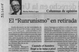 El "Runrunismo" en retirada  [artículo] Marino Muñoz Lagos
