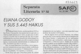 Eliana Godoy y sus 5.445 Haikus  [artículo]