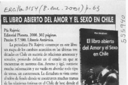 El libro abierto del amor y el sexo en Chile  [artículo] Gloria Guerra