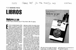 Velcro y yo  [artículo] Rodrigo Pinto