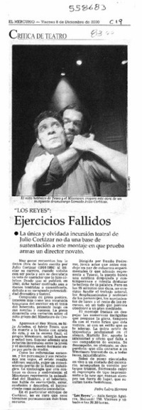 Ejercicios fallidos  [artículo] Pedro Labra Herrera