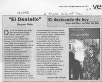 "El destello"  [artículo] Gabriel Castro Rodríguez