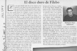 El disco duro de Filebo  [artículo] Wellingotn Rojas Valdebenito