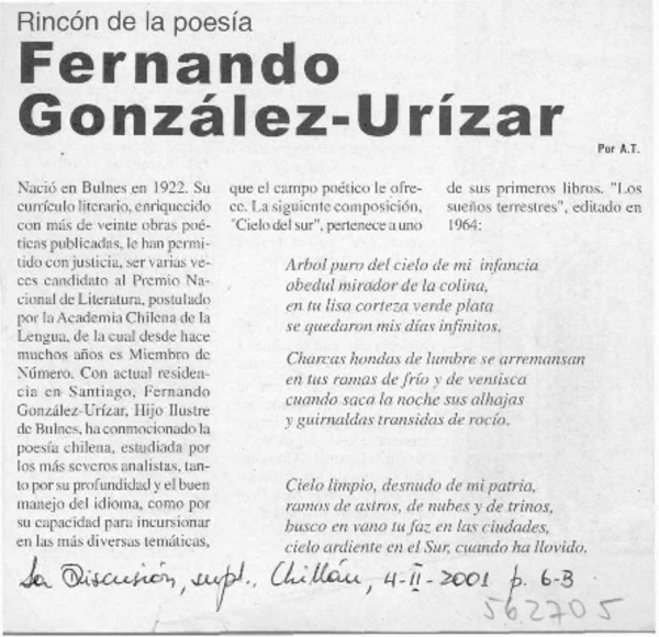 Fernando González-Urízar  [artículo] A.T.