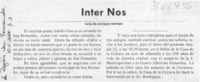 Inter Nos  [artículo] Enrique Neiman