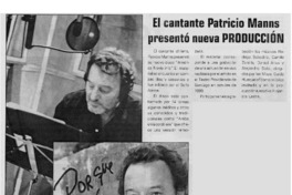 El Cantante Patricio Manns presentó nueva PRODUCCIÓN