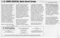 El Eximio escritor, Mario Noceti Zerega  [artículo] José Arraño Acevedo