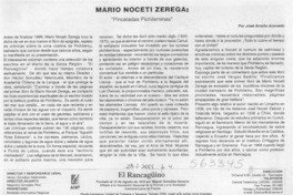 Mario Noceti Zerega  [artículo] José Arraño Acevedo
