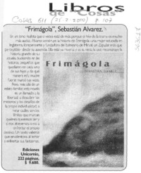 "Frimágola", Sebastián Álvarez