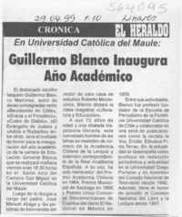 Guillermo Blanco Inaugura Año Académico