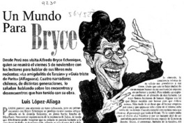 Un mundo para Bryce  [artículo] Luis López-Aliaga