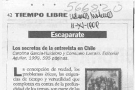 Los secretos de la entrevista en Chile  [artículo]